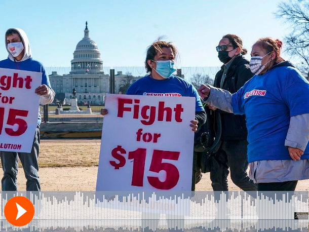 Pro-Minimum wage protesters in DC.